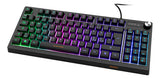 DELTACO GAMING DK230 Tastatur Membran RGB Kabling Pan Nordic Deltaco