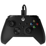 Turtle Beach Rematch Core Wired – Xbox/PC-controller, sort – Front og kabel