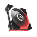 ASUS ROG Eurux GR120 ARGB Fan Single Pack – set skråt forfra (vinkel 2)