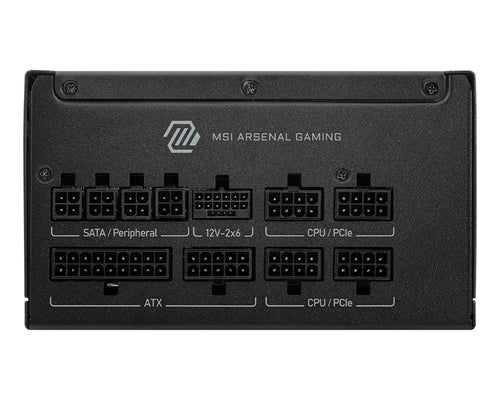 MSI MAG A850GLS PCIE5 850 W strømforsyning - 80 PLUS Gold - visning 2
