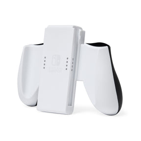 PowerA Joy-Con Comfort Grip Nintendo Switch Hvid – Hvidt Joy-Con-greb set skråt