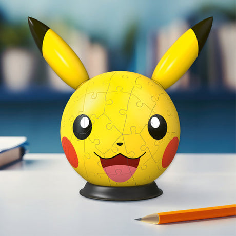 Ravensburger 3D puzzle ball Pokémon Pikachu with ears - German Edition Ravensburger