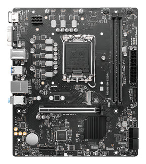 MSI PRO H610M-E DDR4 bundkort - LGA1700, micro-ATX - visning 2