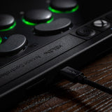 8BitDo Arcade Controller – leverless til Xbox/PC, sort – USB-kabel i controller