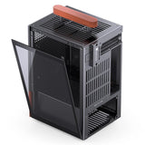 Jonsbo T6 Mini-Tower, Mini-ITX, Tempered Glass, Wood - Black Dongguan Sibositong Industrial Co., Ltd. (Jonsbo)