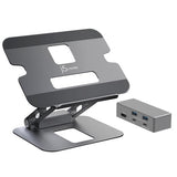 j5create – justerbart laptopstativ med 4K USB-C-dock – Dockingstativ og aftagelig hub