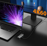 j5create – 4K/60 Hz USB-C rejsedock med 10 Gbit/s USB – 4K-skærm som eksempel