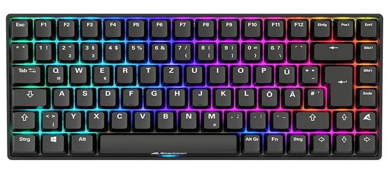 Sharkoon SKILLER SGK50 S3 PBT (black, DE layout, Gateron G Pro 3.0 Yellow) Sharkoon