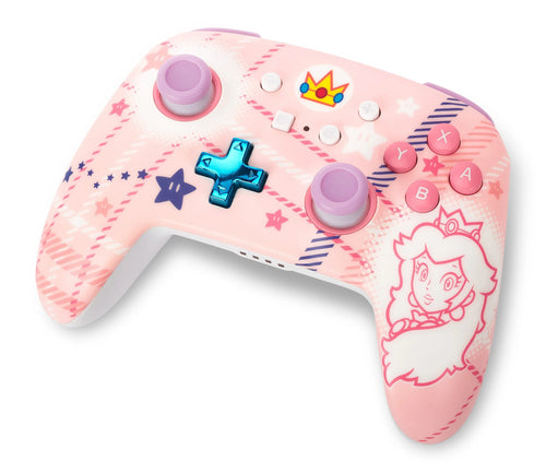 PowerA Enhanced Wireless Controller – Princess Peach Plaid – Switch – produktbillede 11