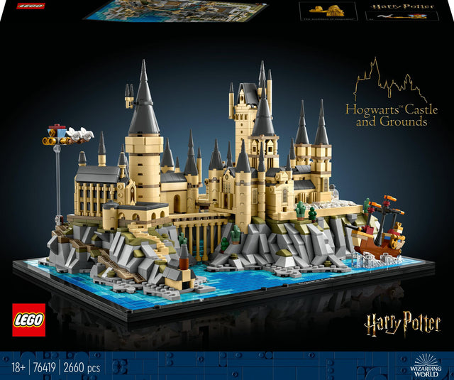 LEGO 76419 Harry Potter Hogwarts Castle with Castle Grounds, Construction Toy LEGO