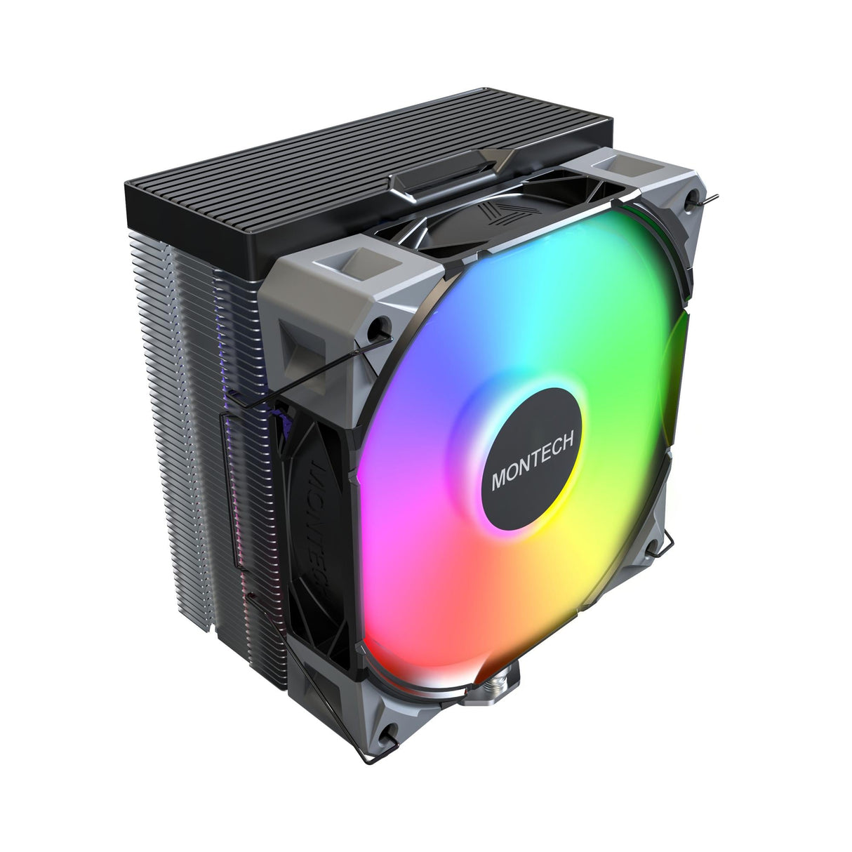 Montech NX400 ARGB, single tower, 4 HP CPU Cooler, Black Telon Technology Co Ltd (Montech)