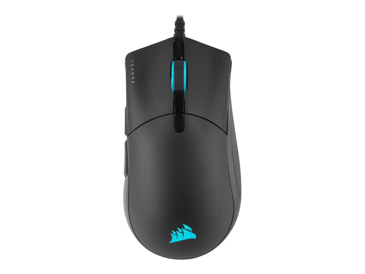 CORSAIR Champion Series Sabre RGB Pro Optisk Kabling Sort