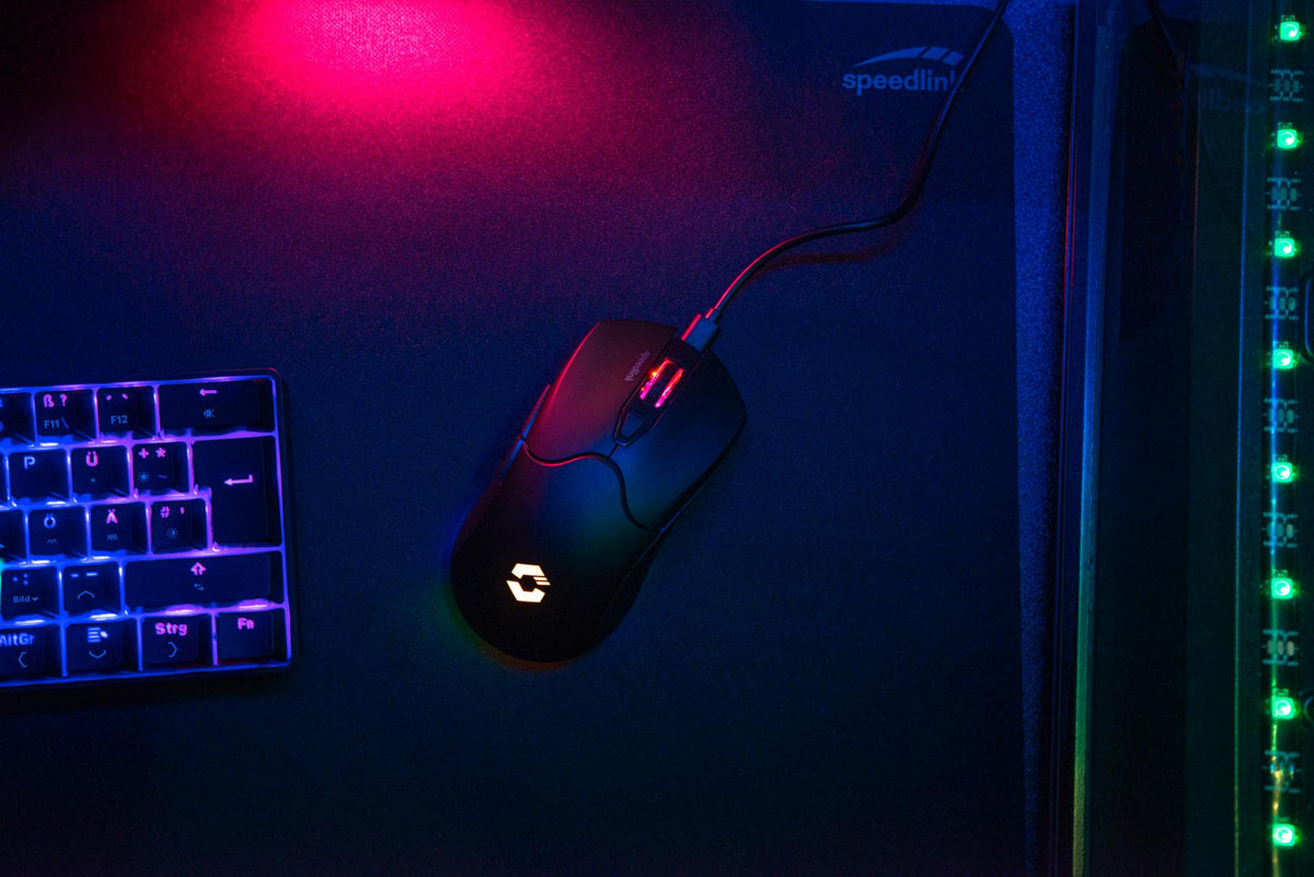 Speedlink - VELOX Rechargeable RGB Gaming Mouse - Wireless, black Speedlink