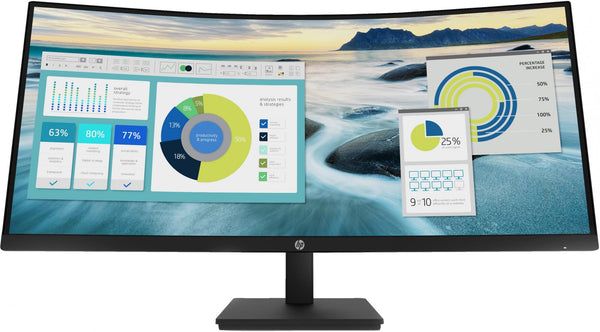 HP P34hc G4 34 3440 x 1440 (UltraWide) HDMI DisplayPort USB-C 60Hz Dockningsskärm 
