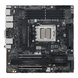 ASUS Pro WS B850M-ACE SE – bundkort set ovenfra med RAM- og PCIe-pladser