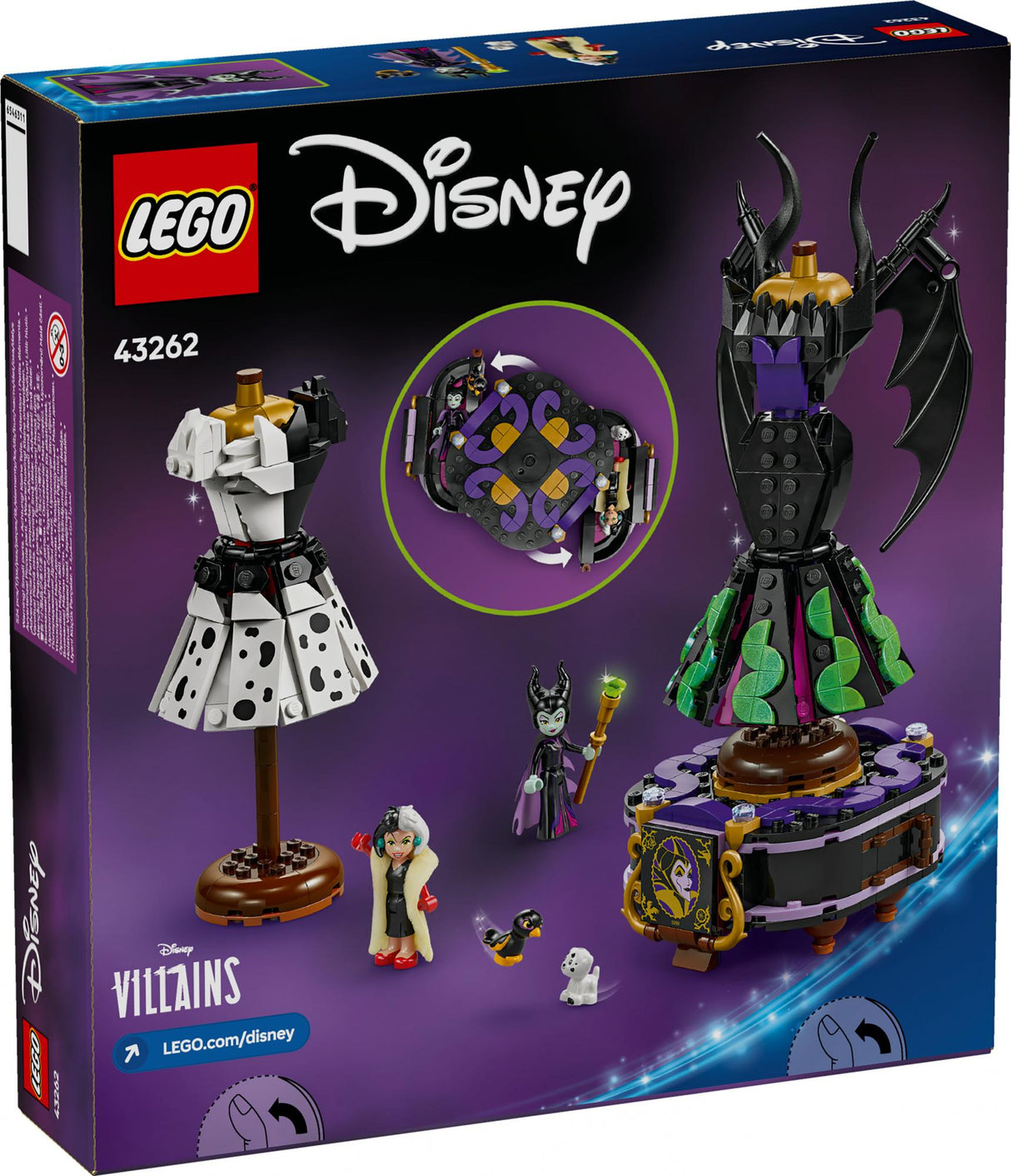LEGO 43262 Disney Classic The Clothes of Maleficent & Cruella de Vil LEGO