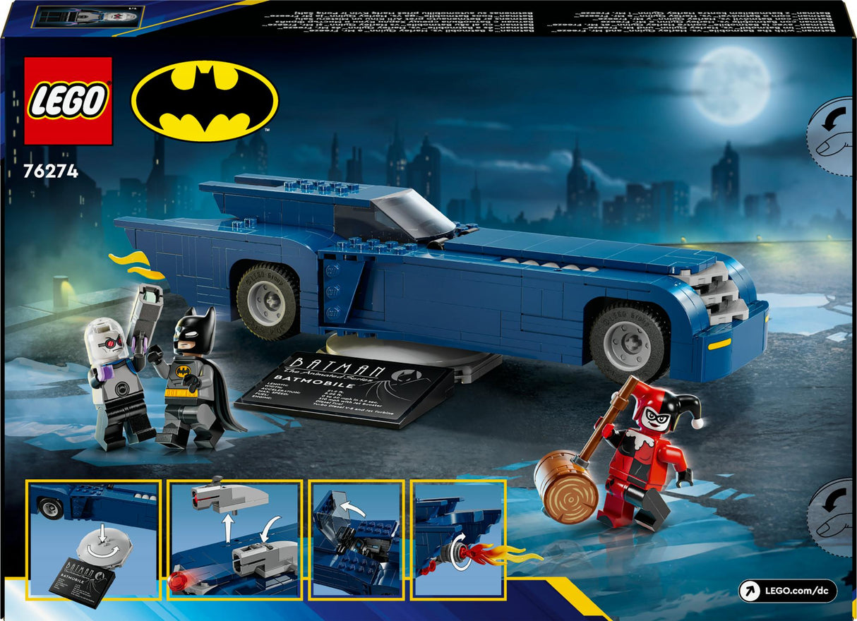 LEGO 76274 DC Super Heroes Batman in the Batmobile vs. Harley Quinn and Mr. Freeze LEGO
