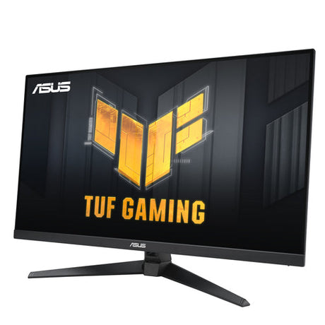 ASUS TUF Gaming VG328QA1A set skråt fra højre