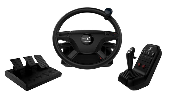 Aerosoft Truck & Bus Wheel System – rat, gearskifte og pedaler til PC