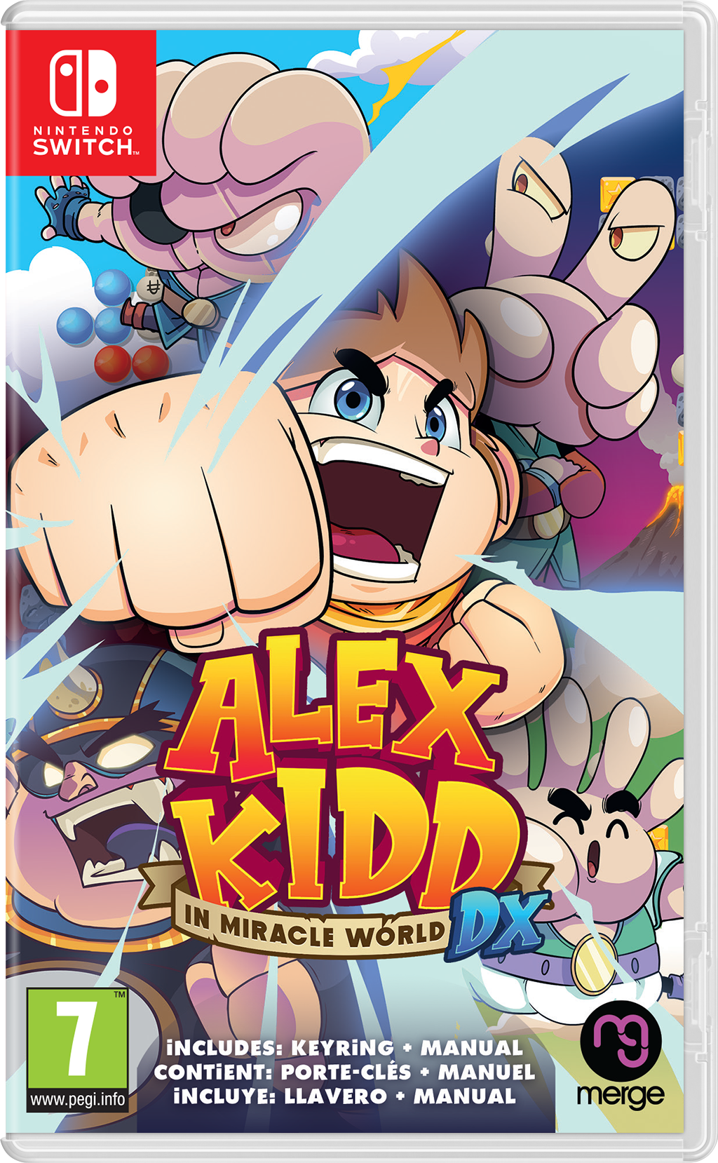 Alex Kidd in Miracle World DX – Nintendo Switch-emballage