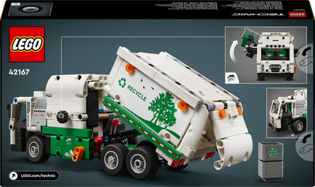 LEGO 42167 Technic Mack LR Electric Garbage Truck, construction toy LEGO