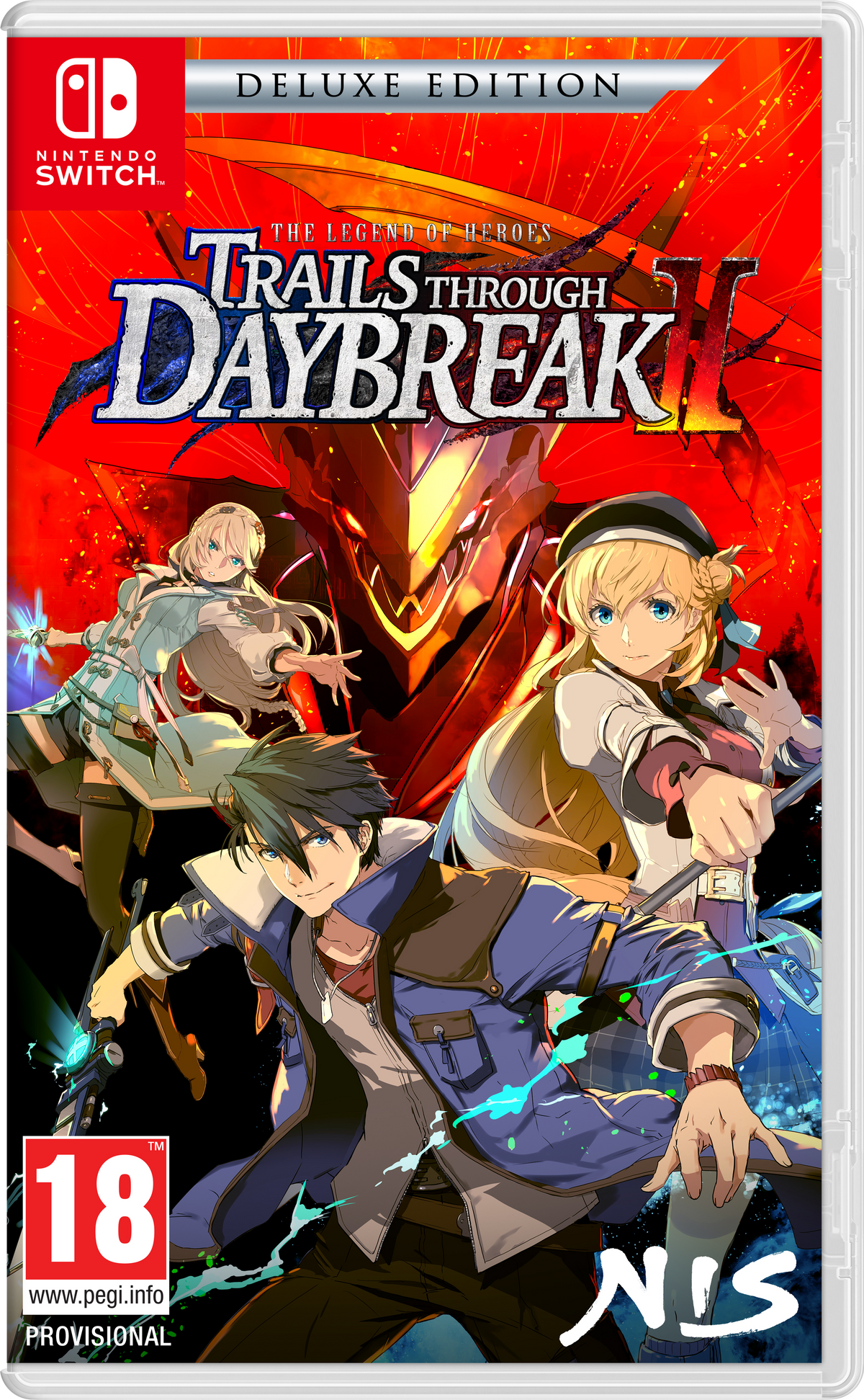 The Legend of Heroes: Trails through Daybreak II (Deluxe Edition) – Nintendo Switch – forside