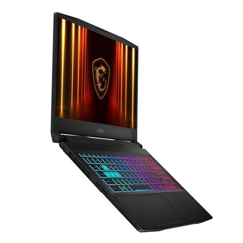 MSI Katana 15 HX B14WFK-008FR – tastatur og touchpad set ovenfra