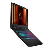 MSI Katana 15 HX B14WFK-008FR – tastatur og touchpad set ovenfra