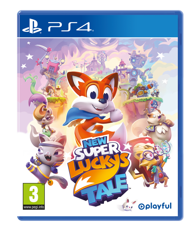 New Super Lucky's Tale – PlayStation 4 – spilomslag