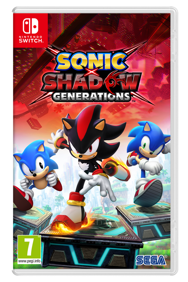 Sonic X Shadow Generations – omslag til Nintendo Switch