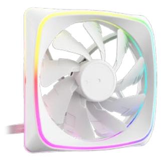 Hvid Sharkoon SHARK Lights RGB PWM 120 mm blæser med tre oplyste rammer