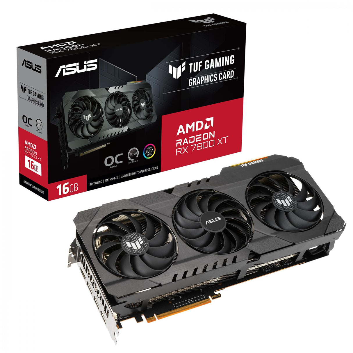 ASUS Radeon RX 7800 XT 16GB GDDR6 TUF OG OC GAMING ASUS