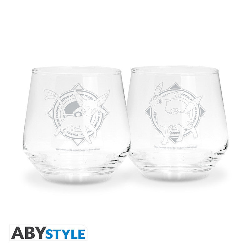 Abysse - Pokemon - Glass set Espeon & Umbreon