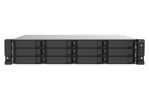QNAP TS-1273AU-RP-8G – front med 12 drevbåse