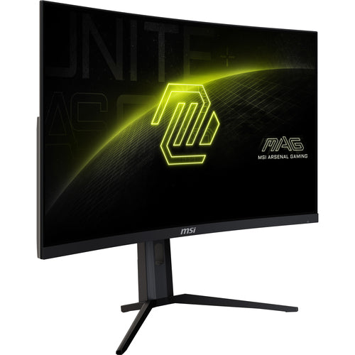 MSI MAG 321CUPDF – 31,5″ buet 4K-gamingskærm, 160 Hz – forside set skråt