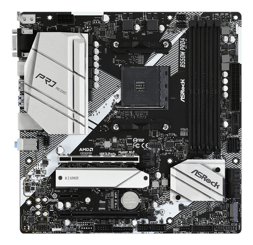ASRock B550M Pro4 bundkort - AM4, DDR4