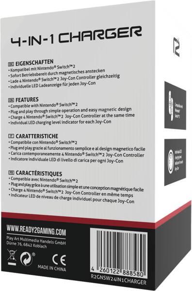 ready2gaming Nintendo Switch 2 4 in 1 Charger ready2gaming