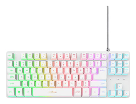 TRUST GXT833 THADO TKL KEYBOARD WHT ND TRUST