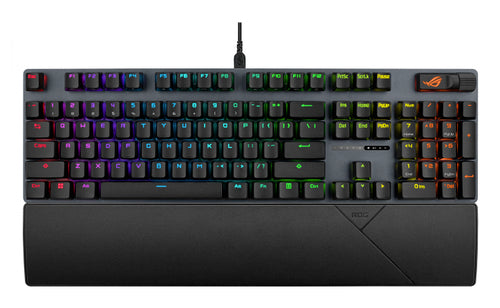 ASUS ROG Strix Scope II X – tastatur med RGB-belysning set ovenfra