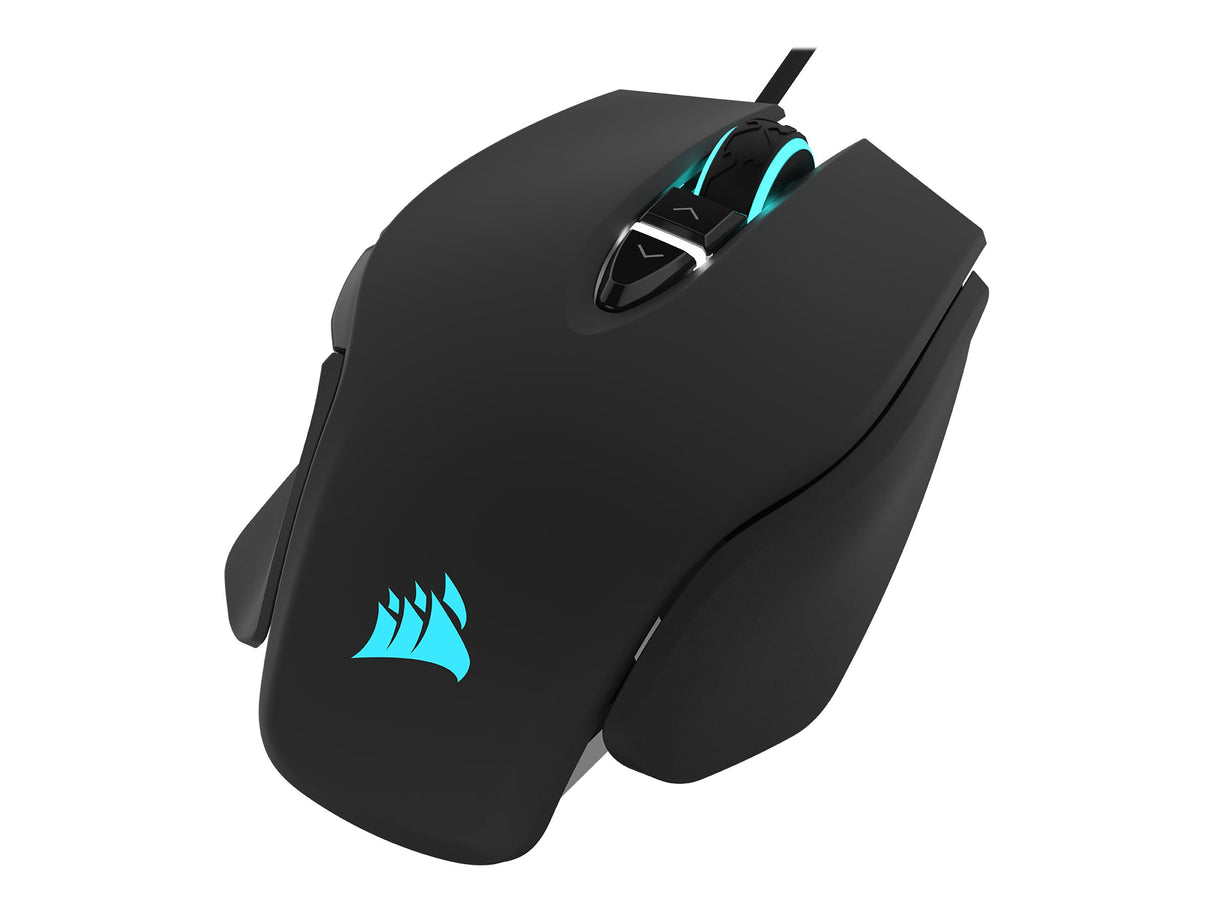 CORSAIR Gaming M65 RGB ELITE Optisk Kabling Sort