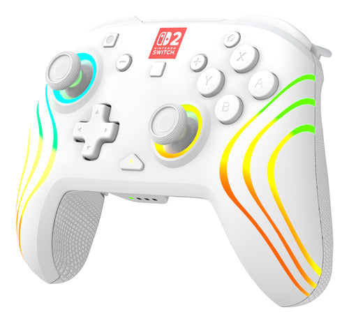 Turtle Beach Afterglow Wave Wireless – Switch-controller – Hvid – controller skråt fra venstre