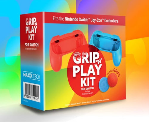 Maxx Tech Grip 'n' Play Kit Nintendo Switch – Emballage