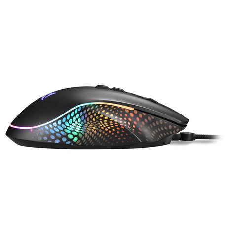 Sharkoon SHARK Force 3 Black 12800 DPI A825 RGB 1000Hz 8-Button Rapid Fire Gaming Mouse Sharkoon