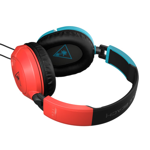Turtle Beach Recon 50 – Kablet headset – Rød/blå – headset liggende
