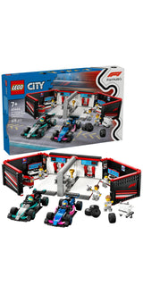 LEGO 60444 City F1 Garage with Mercedes-AMG & Alpine Racing Cars LEGO