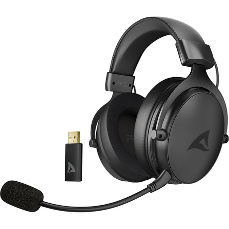 Sharkoon Skiller SGH40W, gaming headset black, USB-A dongle, 3.5 mm jack Sharkoon