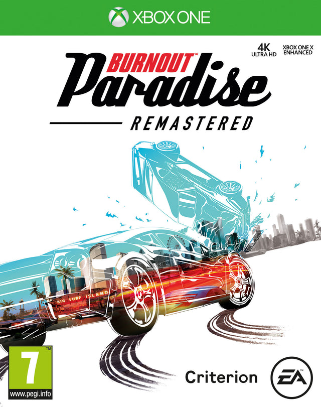 Burnout Paradise Remastered – UK/nordisk udgave – Xbox One – spilomslag