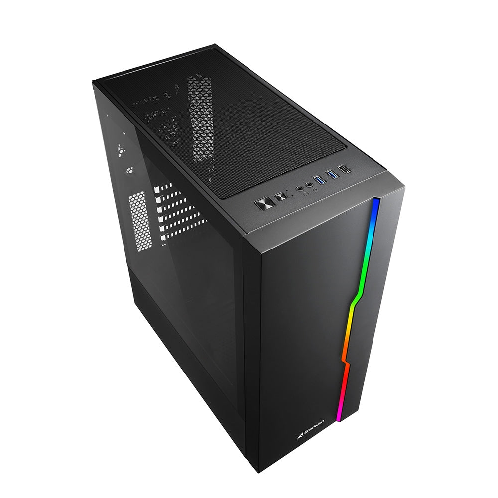 Sharkoon RGB SLIDER, tower case (black) Sharkoon