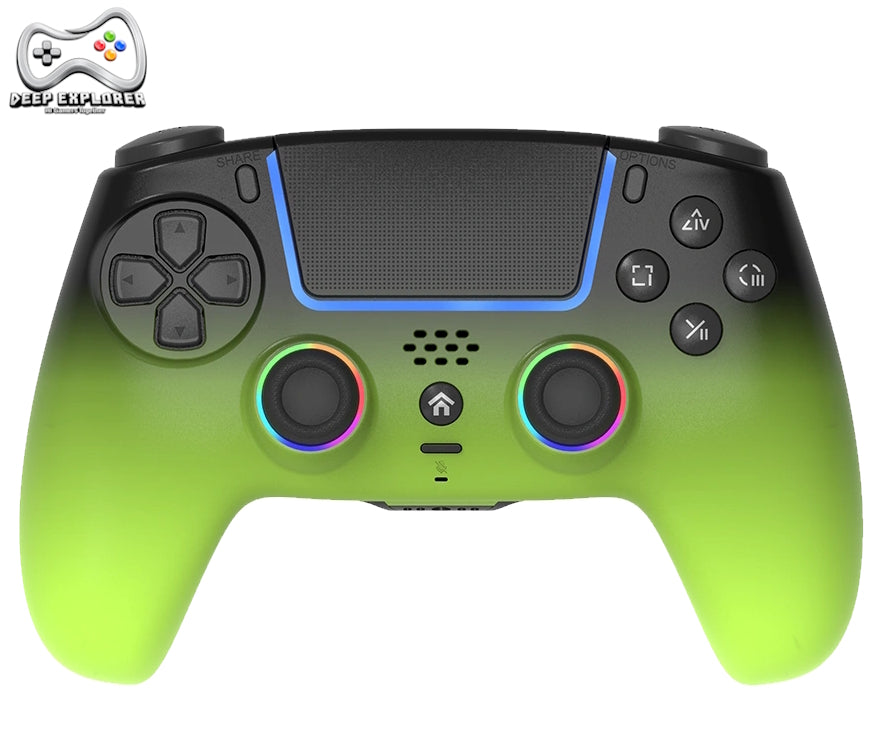 Deep Explorer Pro RGB Eclipse Green – sort og grøn controller til PS5 ...