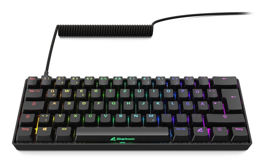 Sharkoon SKILLER SGK50 S4 Gen2 (black, DE layout, Gateron Yellow) Sharkoon
